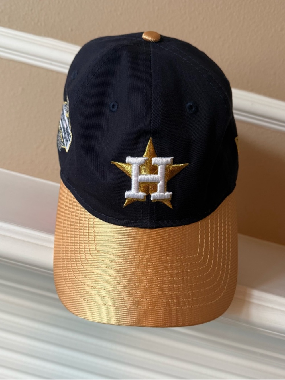New Houston Astros Navy and Gold 2022 World Series Champions Hat Cap Adjustable